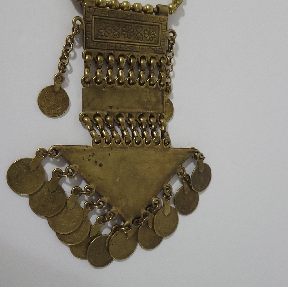 Child of Wild Bodrum Necklace Brass Chunky Coin - Picture 3 of 12